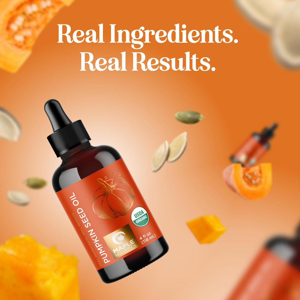 Maple Holistics Aceite de Calabaza, piel, opción suave para rutina anti-edad.