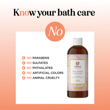 Maple Holistics spa en casa crema hidratante tras el baño.