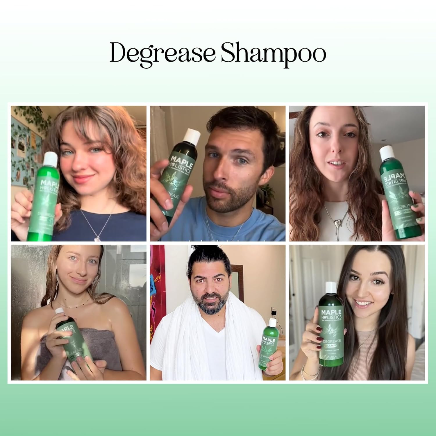 Champú Maple Holistics para cabello graso con purificación
