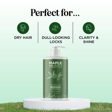 Maple Holistics Champú Clarificante: aceite de romero mejora la experiencia de cuidado capilar