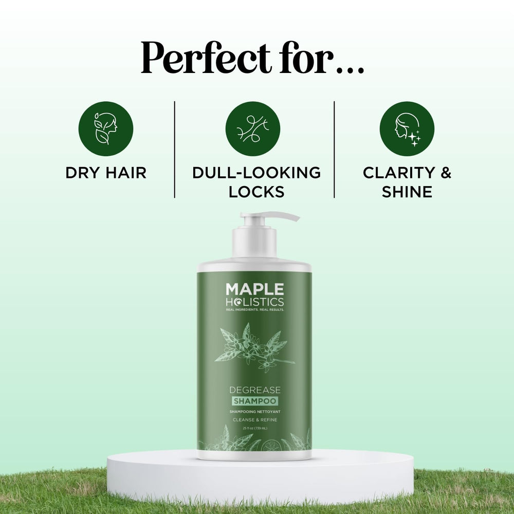 Maple Holistics Champú Clarificante: aceite de romero mejora la experiencia de cuidado capilar
