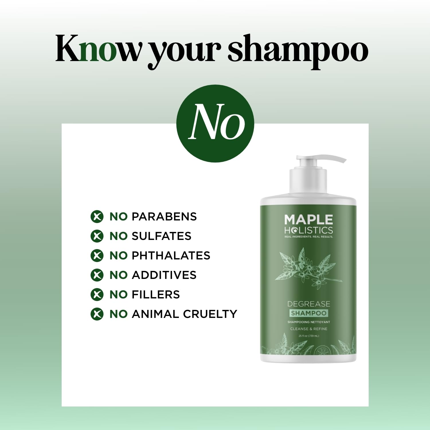 Maple Holistics Champú Clarificante: cabello más brillante tras uso regular