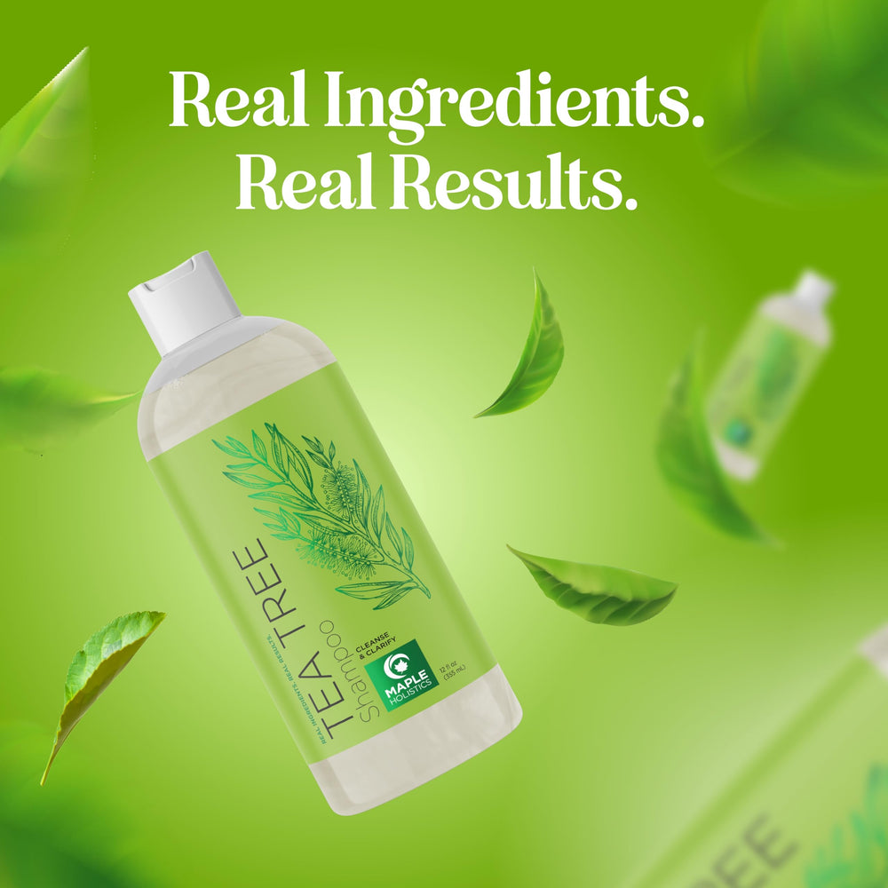 Maple Holistics Champú purificante para todo tipo de cabello, uso diario