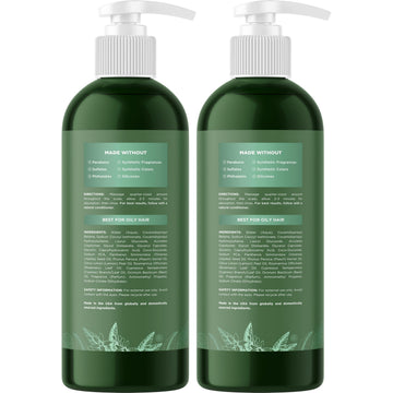 Maple Holistics Degrease champú sin sulfatos para una limpieza suave.