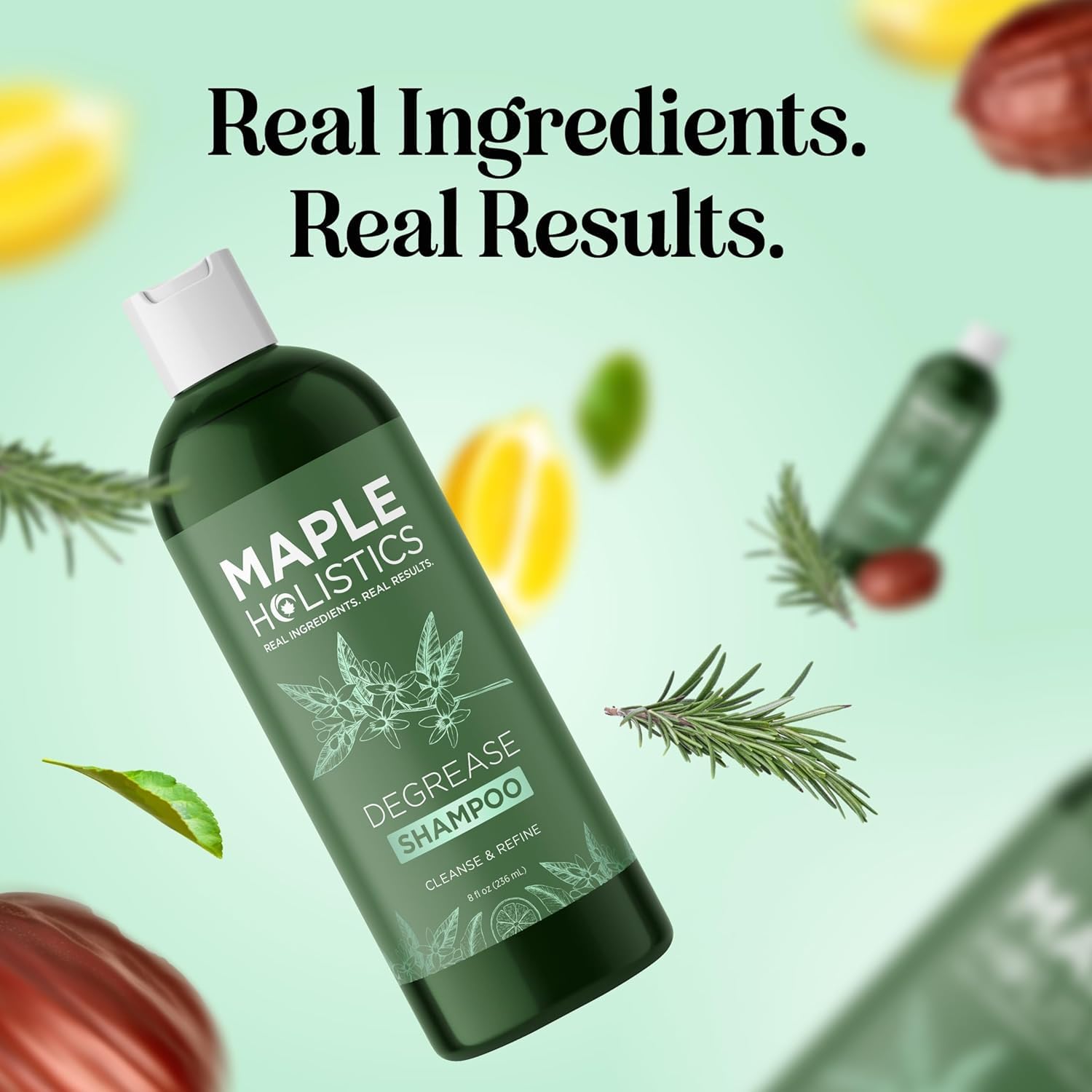Cuero cabelludo equilibrado y cabello más limpio con Maple Holistics
