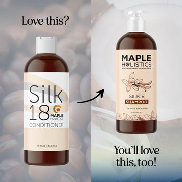 Maple Holistics Cuidado cabello teñido - sin sulfatos para color duradero y suave.