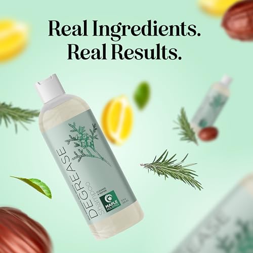 Maple Holistics Degrease Champú – aplicación diaria fácil y sensación de limpieza.