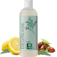 Maple Holistics Degrease Champú Clarificante – botella visible y control de grasa.