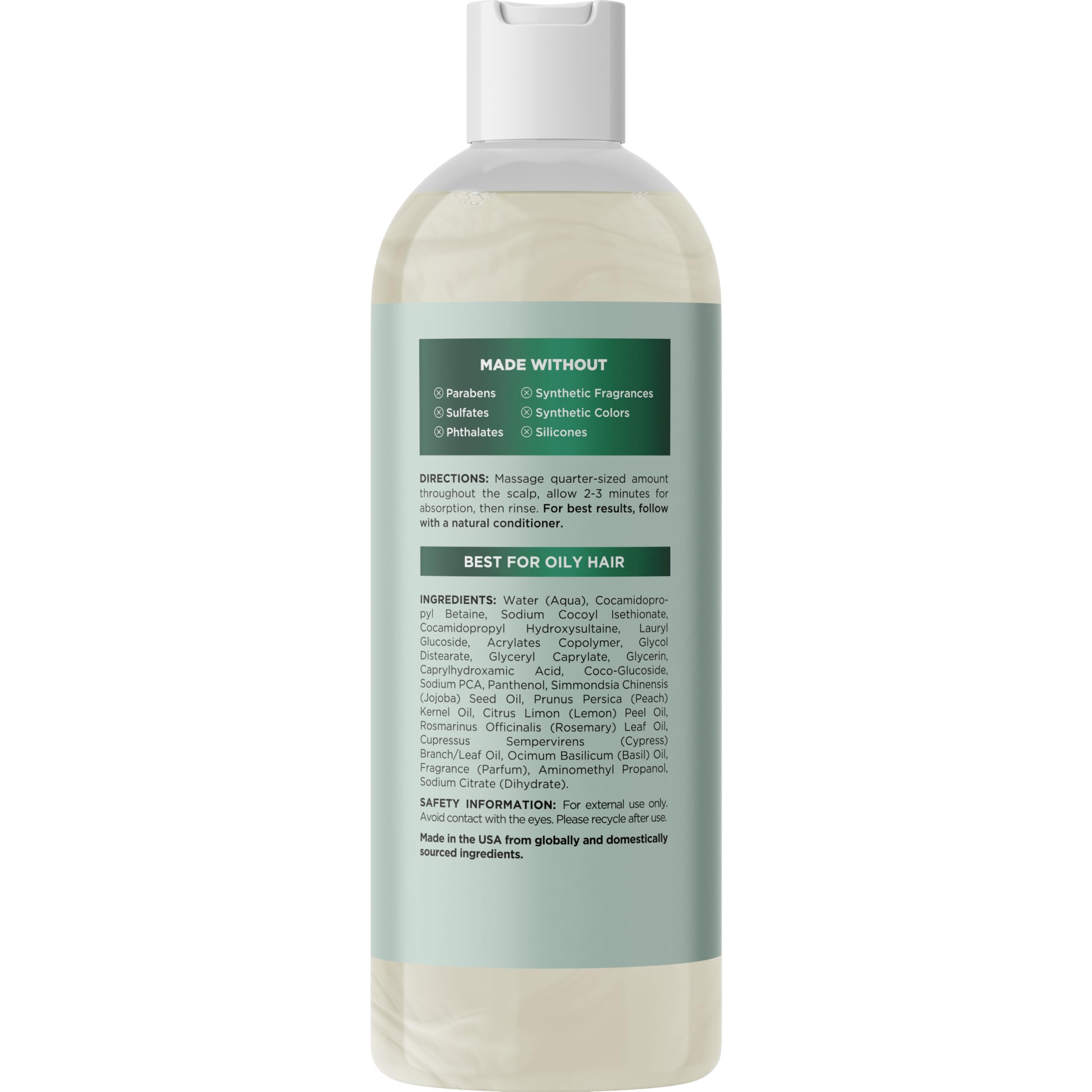 Maple Holistics Degrease Champú – limpieza profunda con ingredientes naturales.