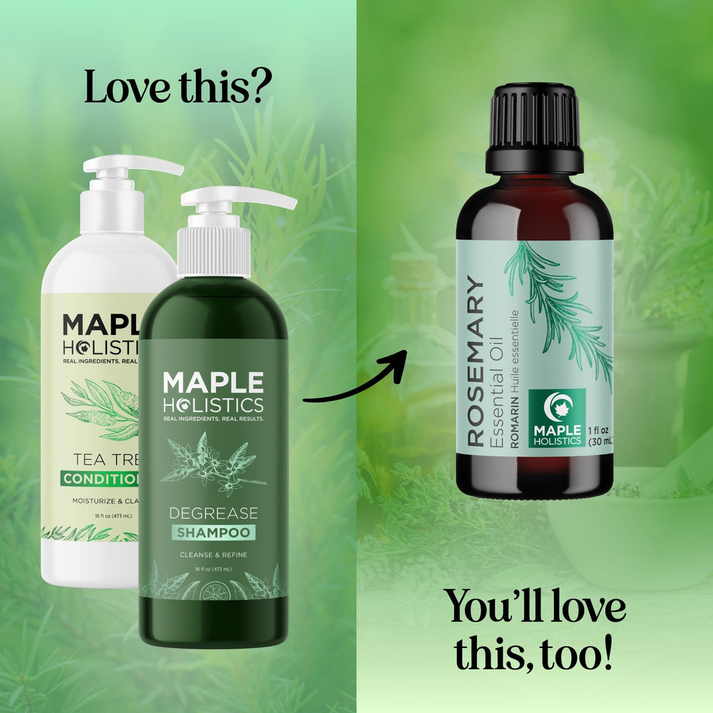 Etiqueta libre de crueldad y sin sulfatos en Maple Holistics.