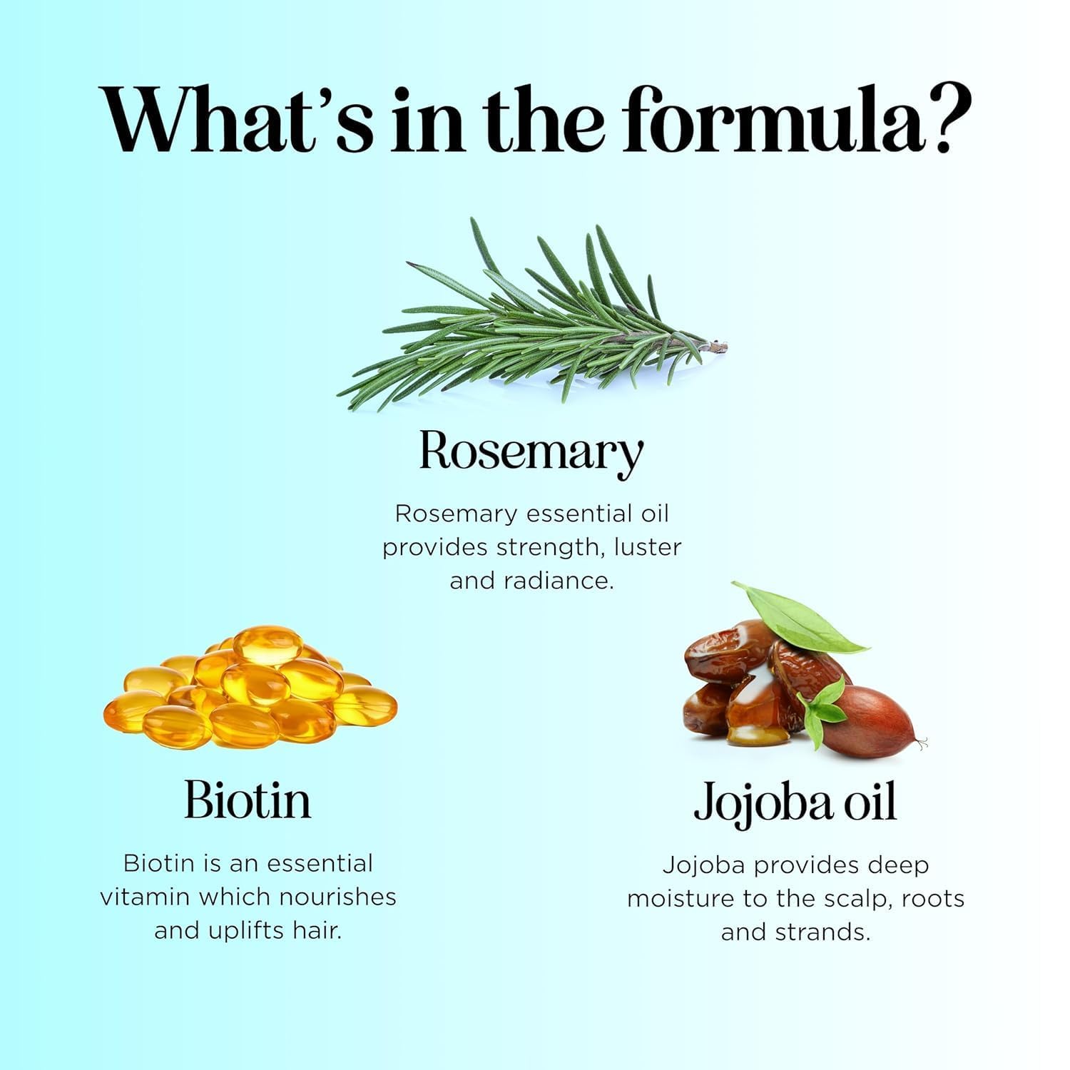 Maple Holistics ingredientes naturales romero biotina para cuidado delicado
