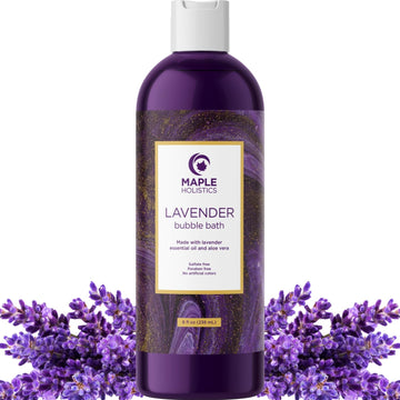 Maple Holistics: vertido de lavanda en el baño para un ritual relajante