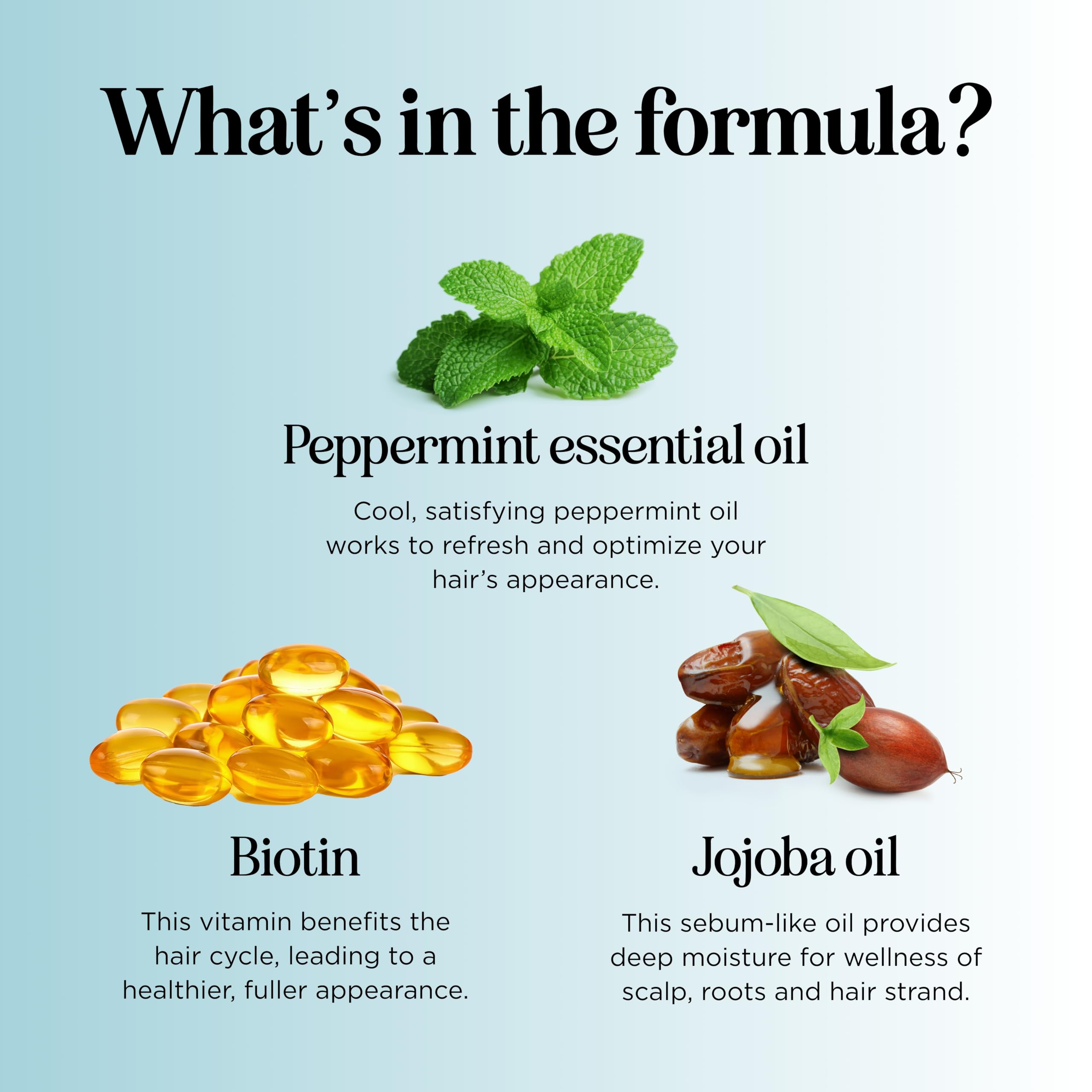 Ingredientes clave: biotina y aceites naturales para cabello saludable