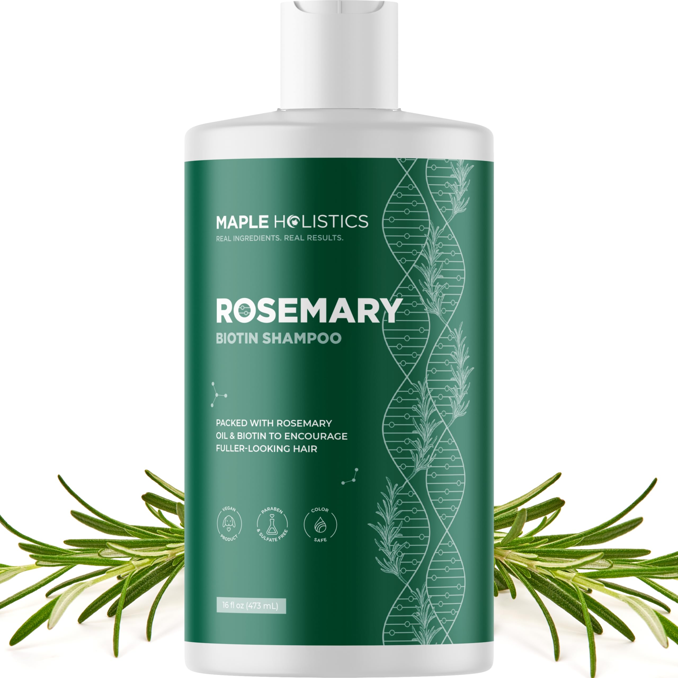 Maple Holistics shampoo biotina rosmarino volumiza cabello fino