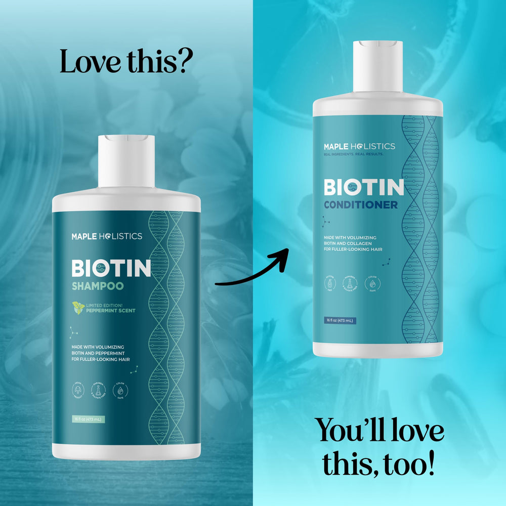Refreshing mint aroma during Maple Holistics shampoo wash.
