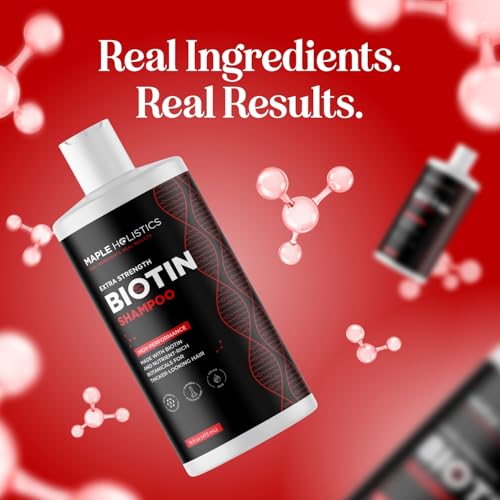 Maple Holistics Ultra Biotin Shampoo cuida el cuero cabelludo