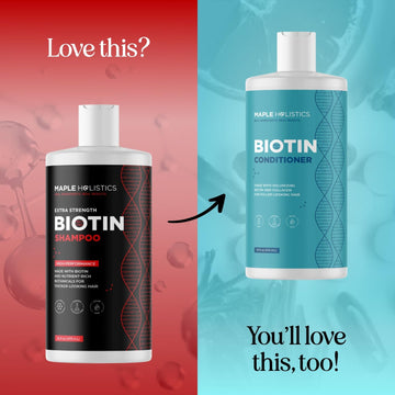 Maple Holistics Ultra Biotin Shampoo espuma suave