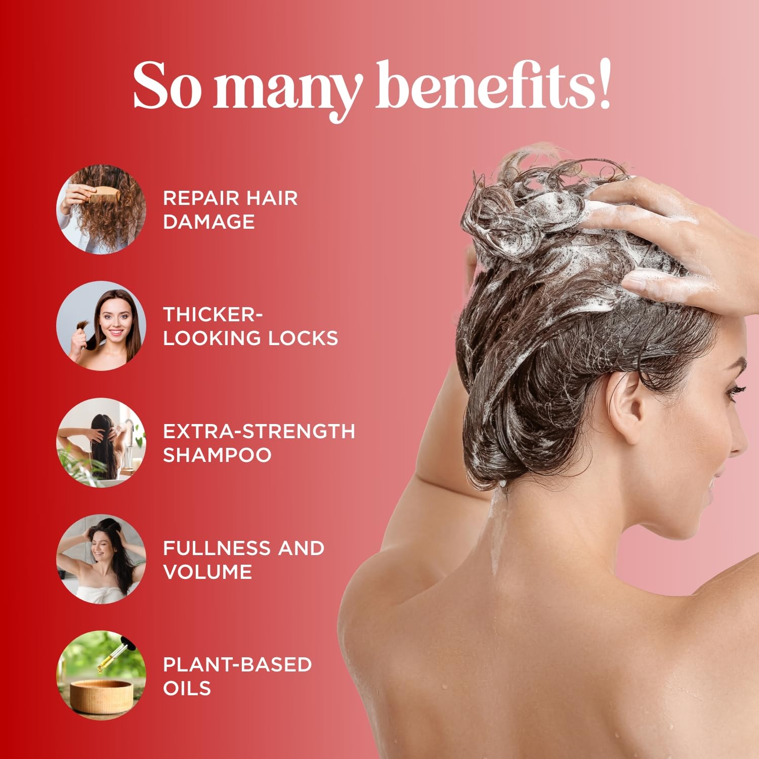 Maple Holistics Ultra Biotin Shampoo con romero para cuero cabelludo