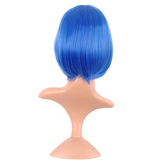 MapofBeauty bob corto azul, cierre y ajuste fáciles para uso diario.