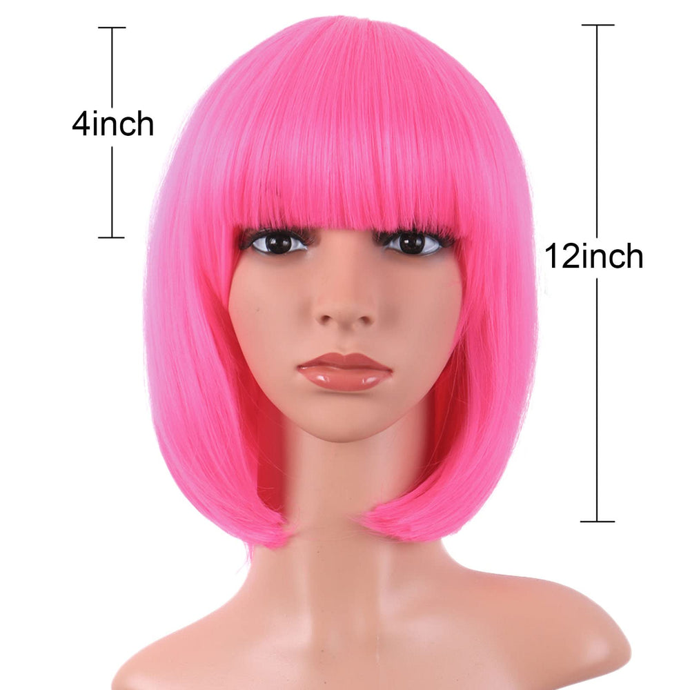 MapofBeauty peluca resistente al calor para peinar con herramientas moderadas.