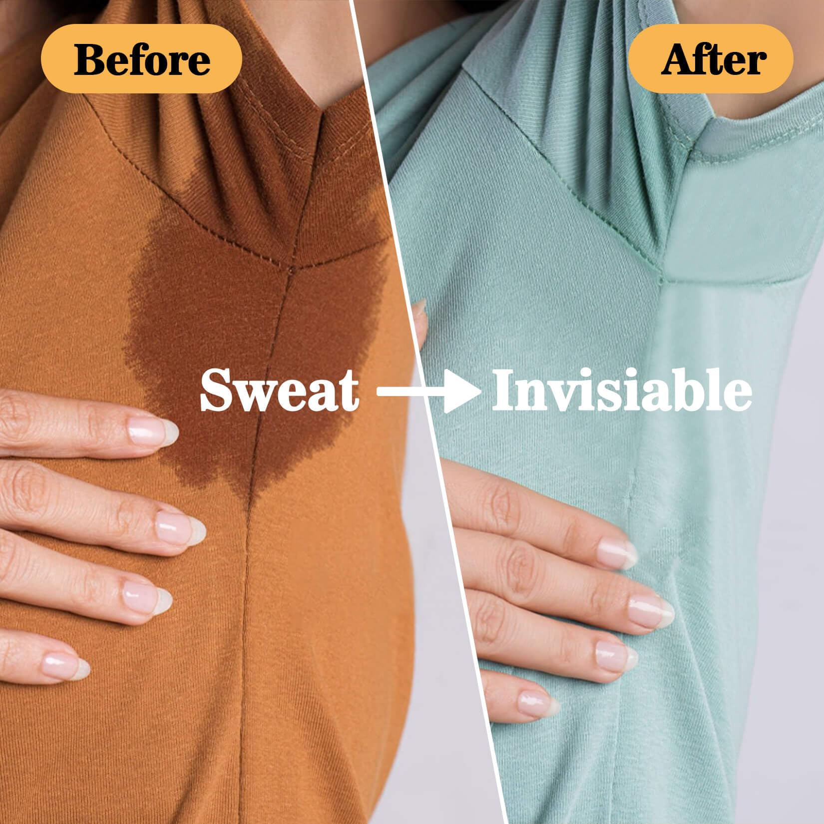 MAQIHAN almohadillas axila unisex, aptas para hombres y mujeres