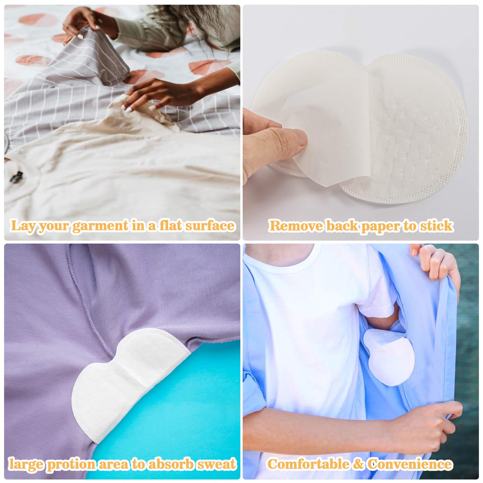 MAQIHAN almohadillas axila uso diario, ligero y cómodo