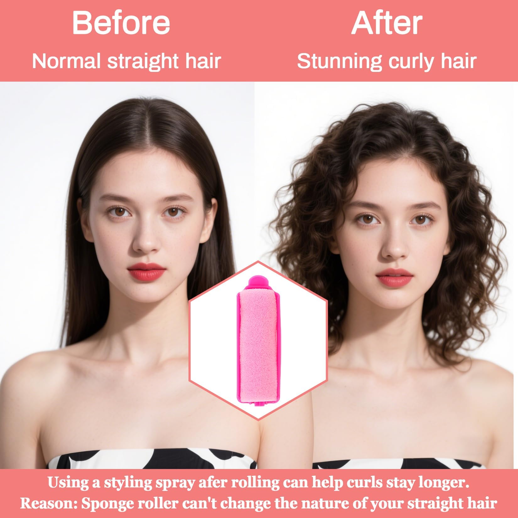 Uso sin calor, MAQIHAN para cabello rizado nocturno