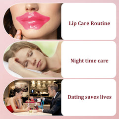 Textura gel labial rosado MAQIHAN para hidratación rápida.