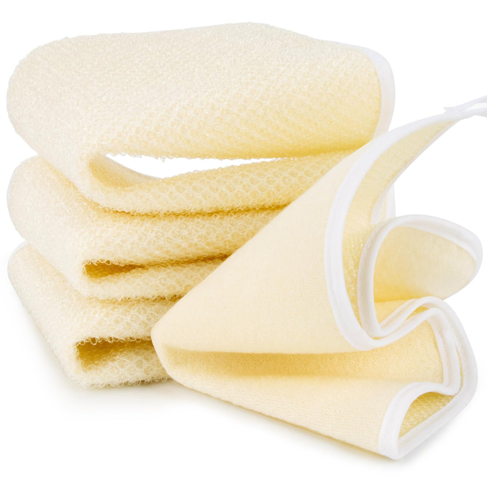 MAQIHAN toallitas exfoliantes conjunto de 4 para uso familiar y piel renovada