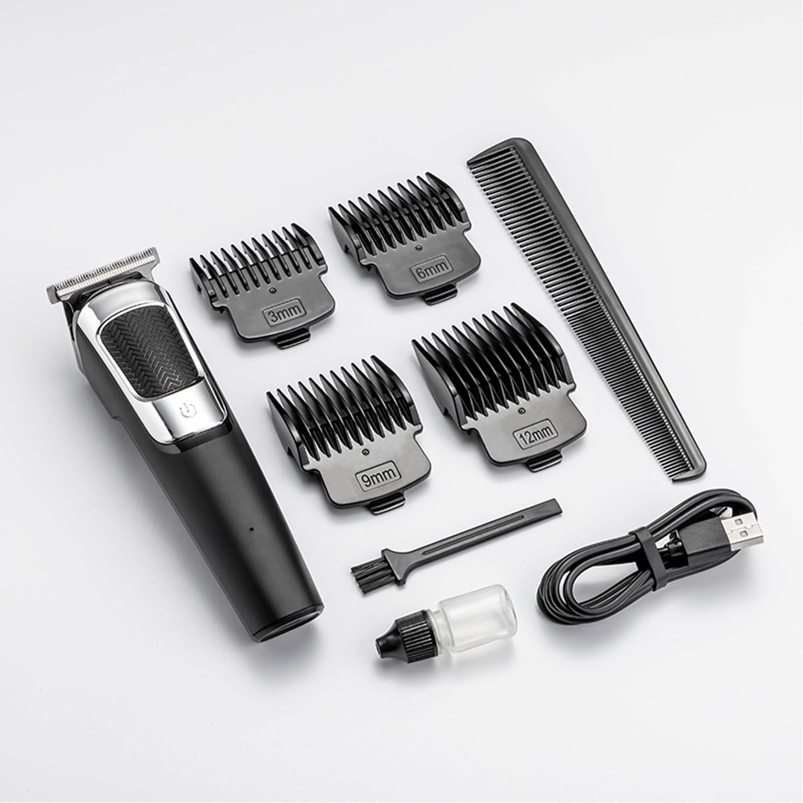 Maquinilla profesional de cabello para hombres con cinco cabezales para todo el cuerpo.