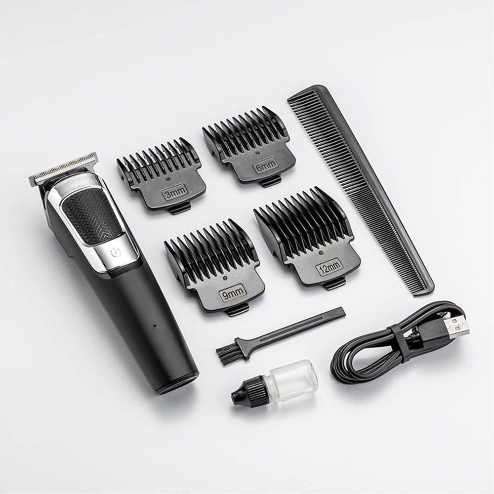 Maquinilla profesional de cabello para hombres con cinco cabezales para todo el cuerpo.
