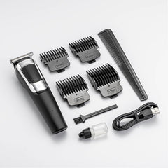 Maquinilla profesional de cabello para hombres con cinco cabezales para todo el cuerpo.