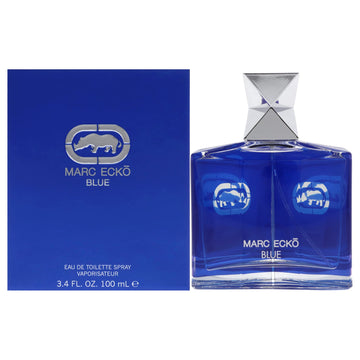 Marc Ecko Blue: diseño de empaque moderno para presencia diaria