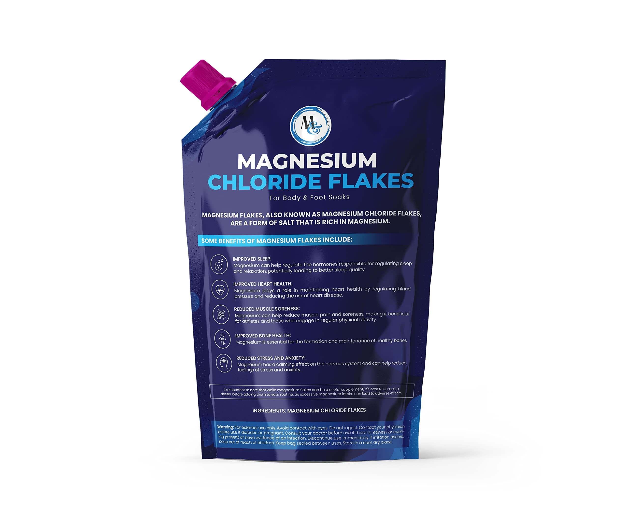 MARCO ESRA magnesium flakes dissolving quickly for instant bath immersion