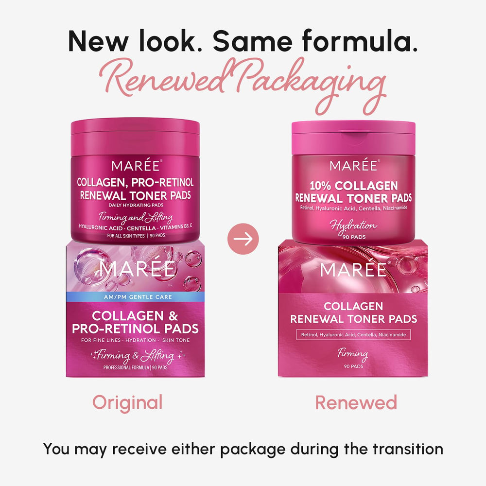 MAREE colágeno retinol tonico discos, textura del disco, aporta suavidad y renovación.