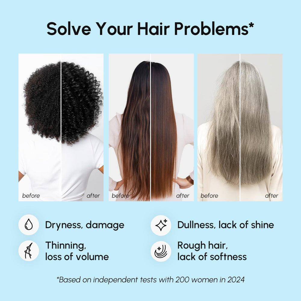 MAREE Conditionneur sur cheveux bouclés apporte douceur et définition après application.