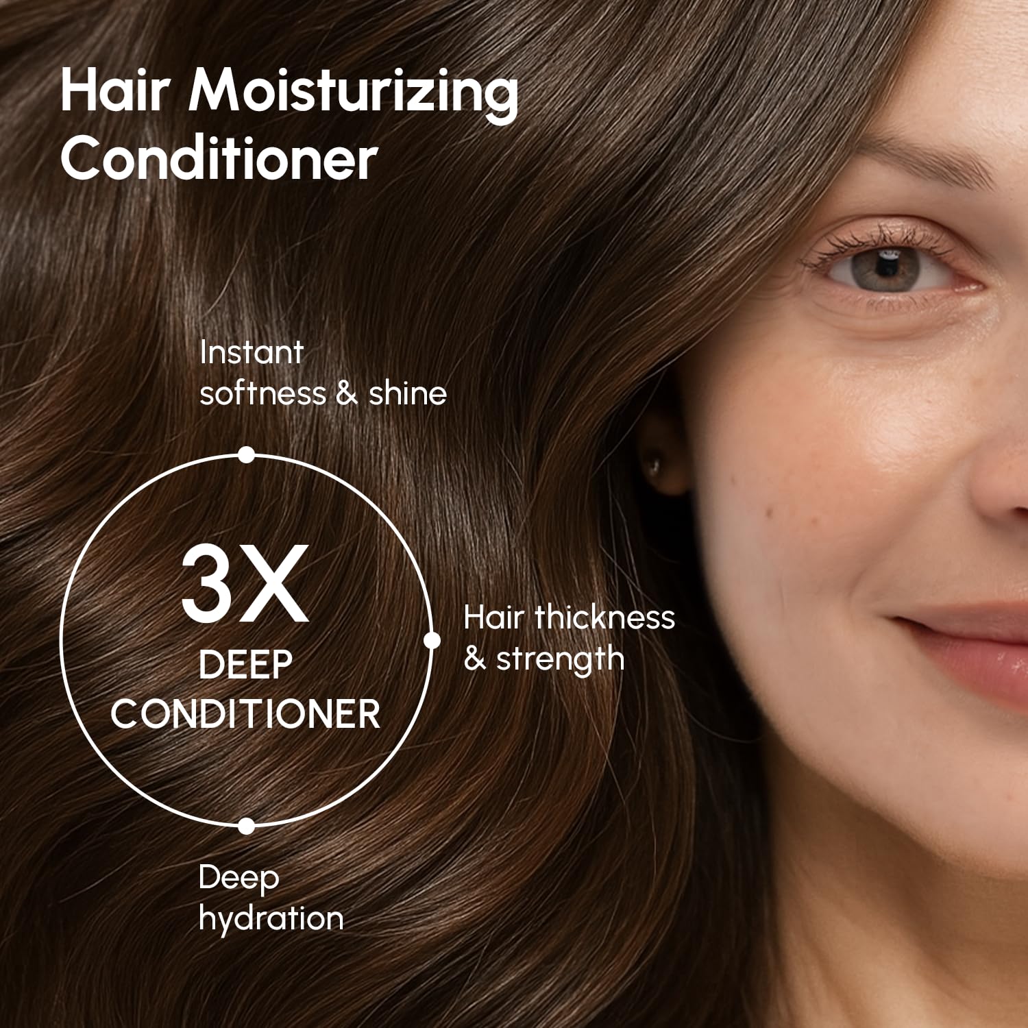 MAREE Conditionneur: texture légère, facile à rincer pour cheveux volumineux.