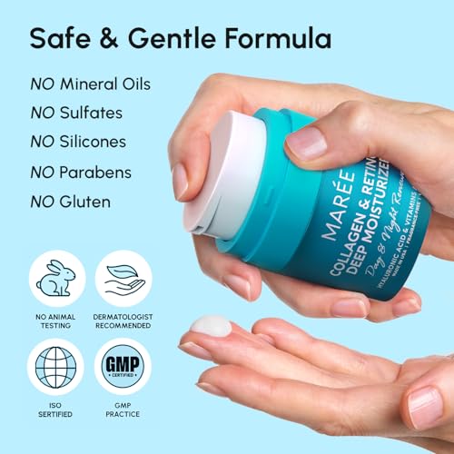 MAREE Crema facial hidratacion diaria: piel nutrida durante todo el día.