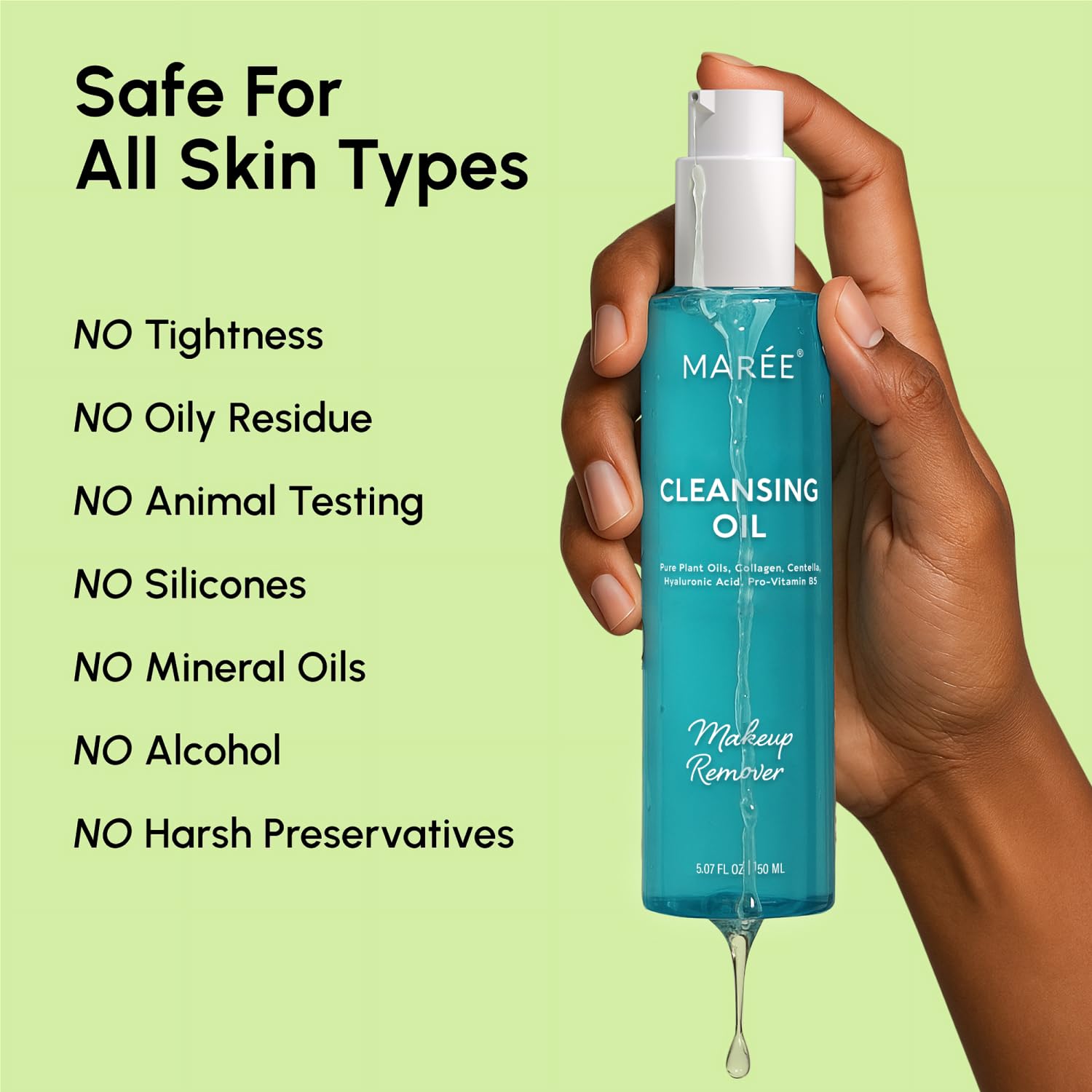 Colágeno presente en MAREE Deep Cleansing Oil para experiencia reconfortante