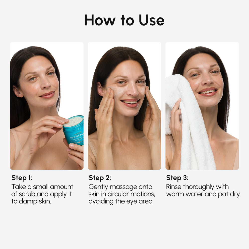 MAREE exfoliante facial, ideal para rutina de cuidado en casa.