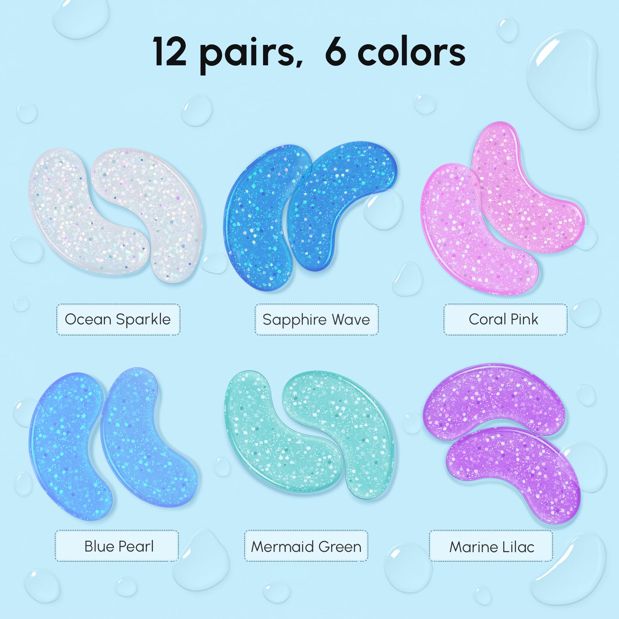 MAREE geles para ojos con colágeno marino, hidratación suave.