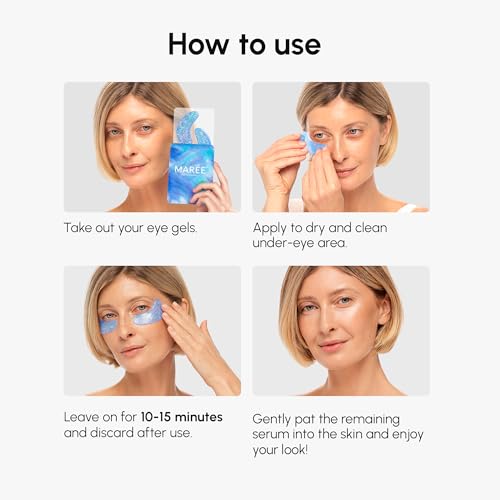 MAREE geles para ojos diseño discreto para uso diario.