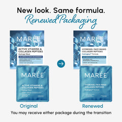 MAREE niacinamida y ácido hialurónico para piel más luminosa.