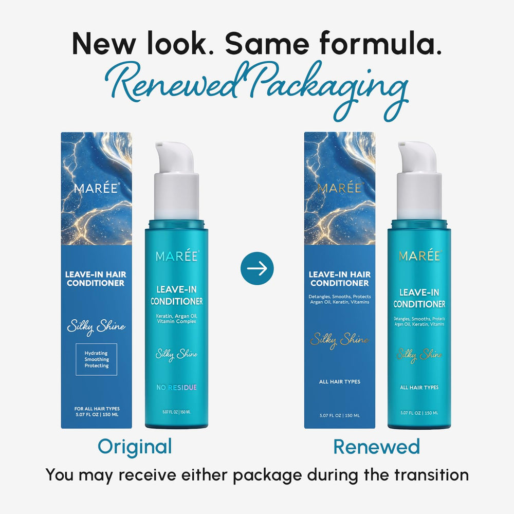 MAREE texture légère avec argan et vitamines pour cheveux secs