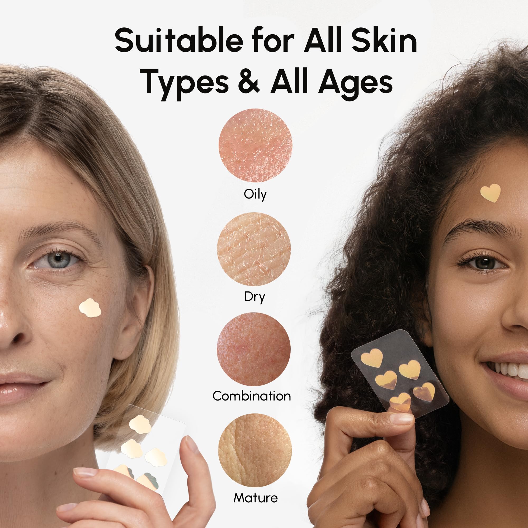 MAREE parche estrella, absorbe aceite y limpia la zona afectada