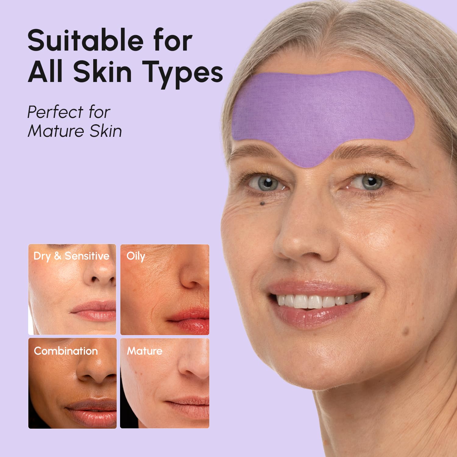 MAREE parche frente centella lavanda para cuidado calmante de la piel