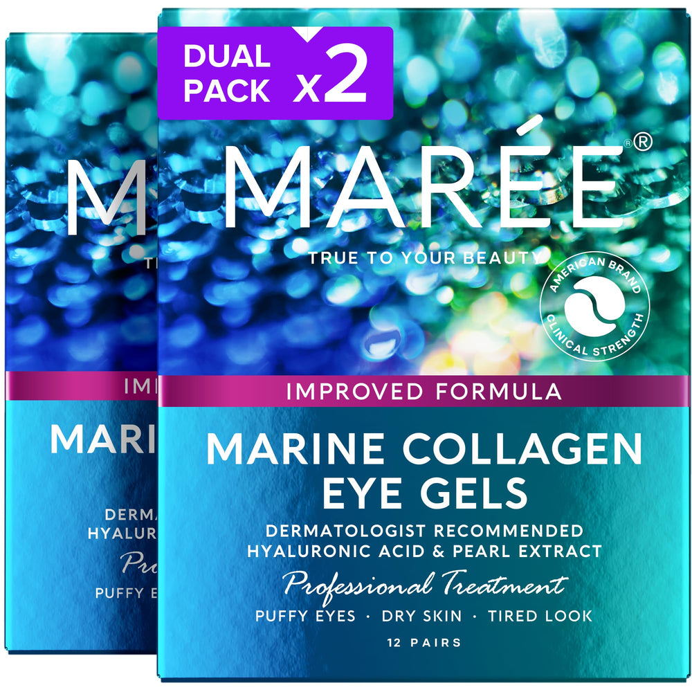 MAREE Parches para Ojos 2 Pack en caja, cuidado ocular diario.