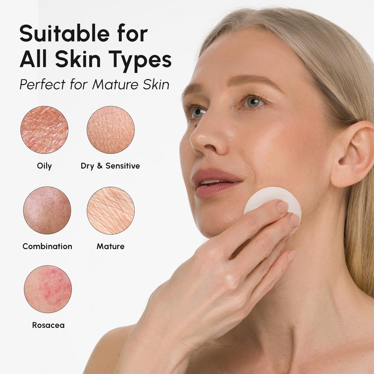 MAREE tonico exfoliante muestra claridad de piel