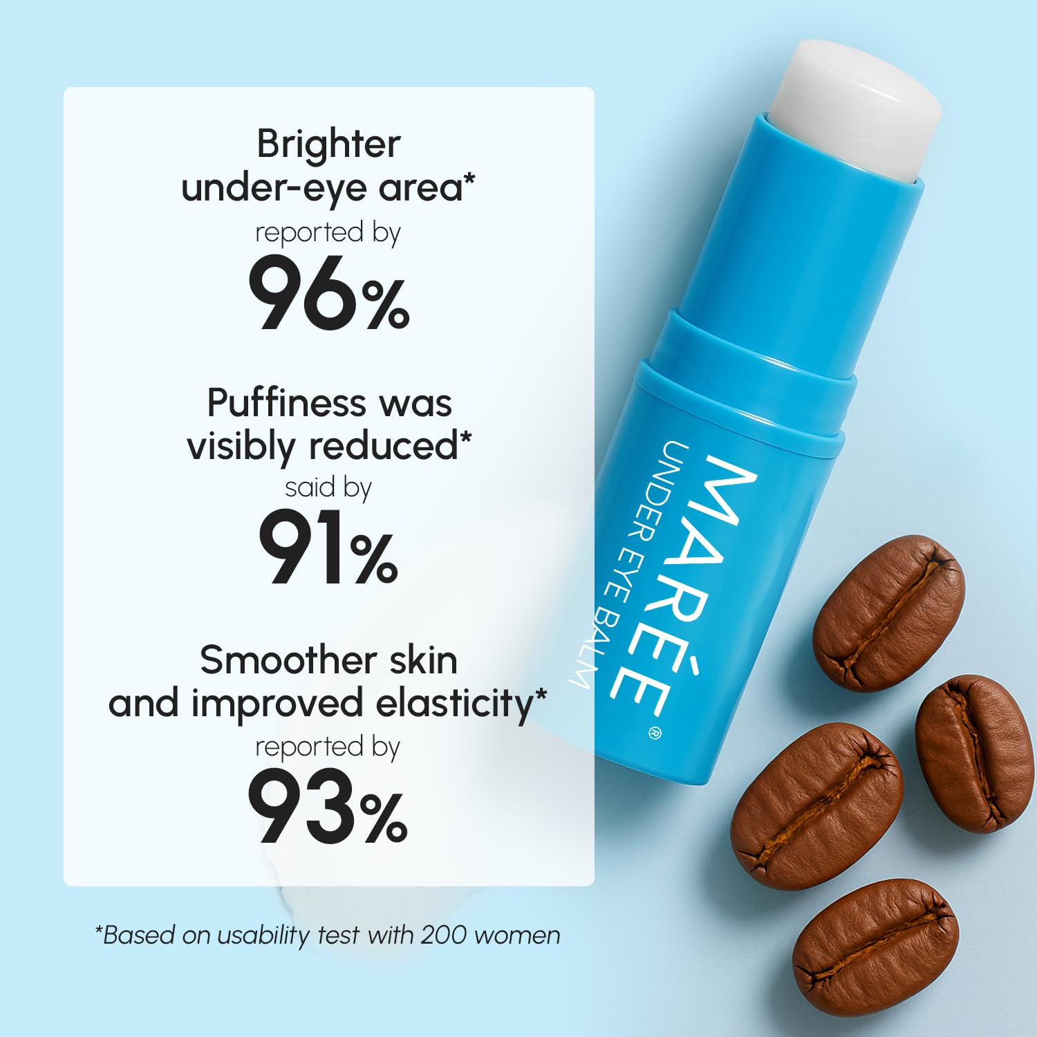 MAREE Under Eye Balm Stick portable for on-the-go skincare