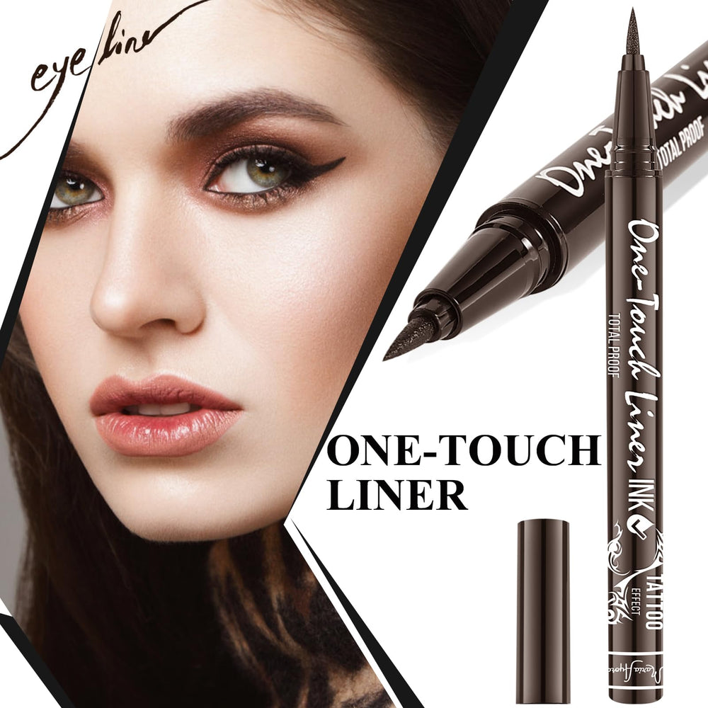 Delineador líquido MARIA AYORA a prueba de manchas para maquillaje duradero.